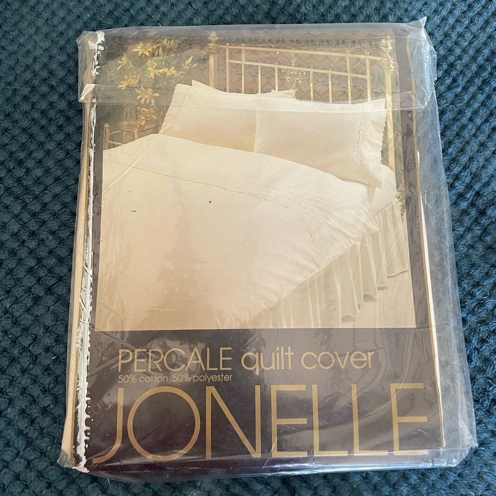 JONELLE Percale Quilt Cover 🛌